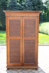 Plantation Style Wooden Armoire/entertainment Cabinet From Hooker Furniture