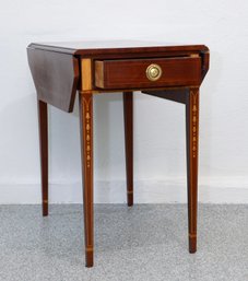 Inlaid Mahogany Pembroke Table By Council