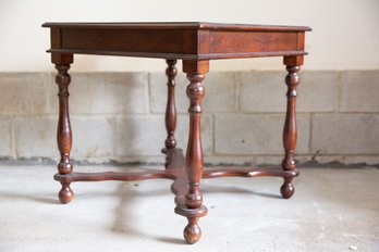 Banded Mahogany Game Table