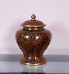 A Chinese Painted Porcelain Lidded Vessel