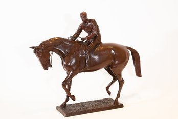 Maitland Smith 'Winners Circle' Bronze Sculpture