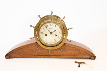 Waterbury Ships Wheel Mantle Clock