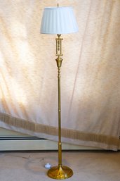 Maison Charles Of Paris Swing Arm Brass Floor Lamp