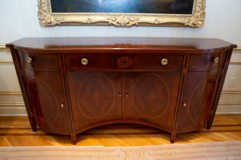 John Widdicomb Neoclassical Russian Mahogany Credenza Buffet