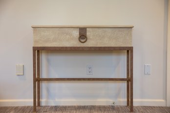 Decorator Box On Stand Console Table