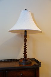 Theodore Alexander CorkScrew  Wood Table Lamp