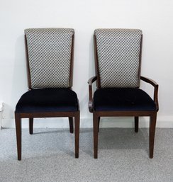 Two Modern Head Of Table Chairs