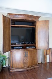 Handmade Wooden Two Cabinet Armoire