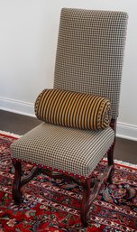 Ralph Lauren Woven Jute Houndstooth Tall Side Chair