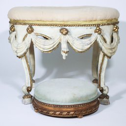 Antique Italian  Ottoman & Foot Stool