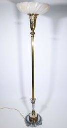 Shell Inspired Torchiere Floor Lamp