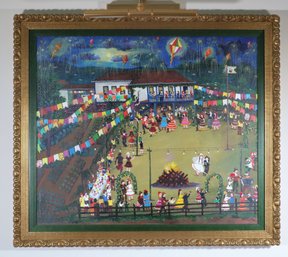 Original Oil Painting 'Fiesta' By Beth Costa