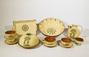 A Collection Of 15 Pieces Il Cocciaio Italian Pottery