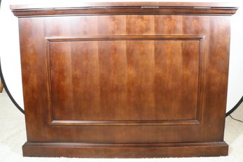 A Touchtone Mahogany Electric TV Cabinet With TV