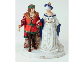 A 19th C. German Fraureuth  Porcelain Group