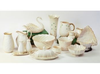 17pc Lenox & Belleek Porcelain Lot