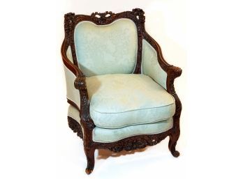 Fancy Carved Victorian Parlor Chair