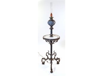 Iron & Onyx Piano Floor Lamp