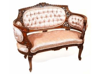 Victorian Walnut Loveseat