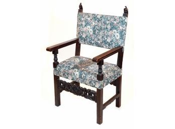 19th Century Court Chair W/ Eagle Shoulder Finials