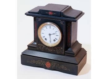 Black Slate Seth Thomas Mantle Clock