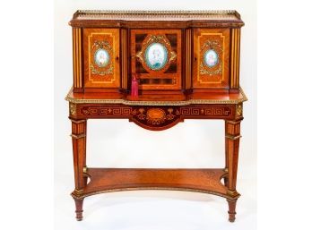 Late 19th Century Louis XVI-Style Writing Desk (one Of A Pair)