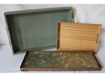 Three Modern Trays