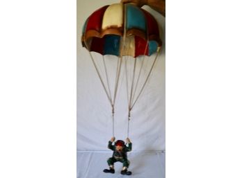 Different! Vintage 1970s Alan Agohob Parachuting Clown