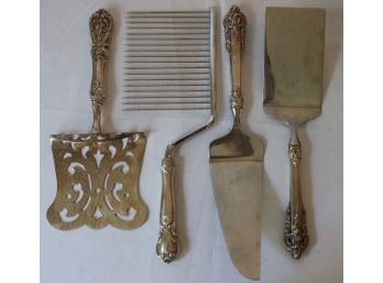 4 Sterling Silver Handled Serving Utensils