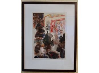 Georges Grosz Lithograph,  'Brickdust Row,' 26/150