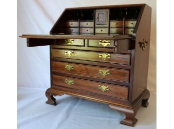 Distinctive Diminutive Salesman's Sample Fall Front Mahogany Secretary