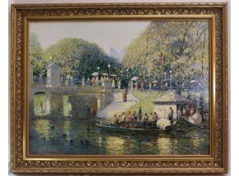 Giclee Print Of River Scene After Work By John C. Terelak