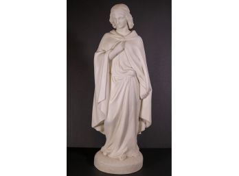 An Antique Parian Porcelain Figure Of Hermione By Copeland