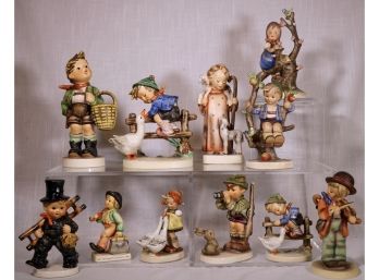 Eleven Hummel Figures