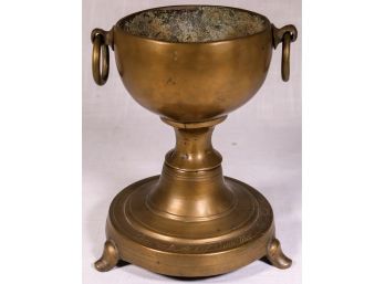 Early 19th Century Footed Bronze Offering Cup