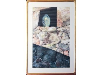 Original Watercolor Titled 'Rookwood Vase' By Peter Sculthorpe