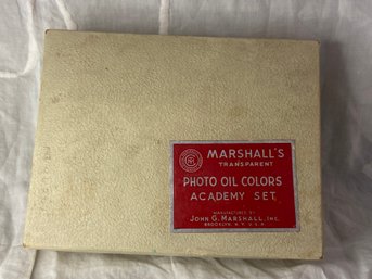 Marshalls Transparent Photo Oil Colors-vintage