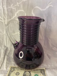 Vista Collectables Eggplant Vase 18 Inches Tall, 6.5 Inches At The Bottom