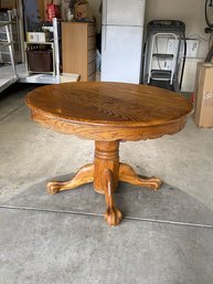 Oak Dining Table. Very Sturdy Would Be Cool Painted