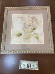 Square Frame With Flower Art