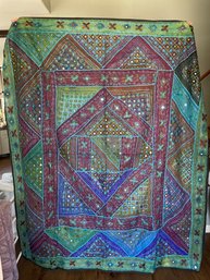 Beautiful Patchwork Zardozi Tapestry