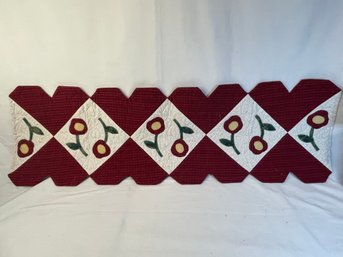 33' X 11' Handmade Quilted Table Runner