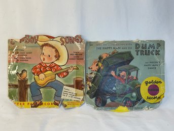 Set Of 2 Children's Records. Great Covers