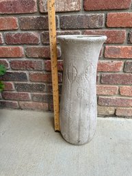 Very Cool And BIG Old Terracotta Vase!