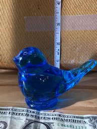 Blue Glass Bird - Not Super Old But Very Cute. 1981 (Well That Is Over 40 Years)