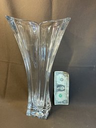 Large Crystal Vase. Heavy Enough To Hold Really Tall Arrangements