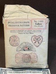 Vintage McCall Kaumagraph Transfer Pattern