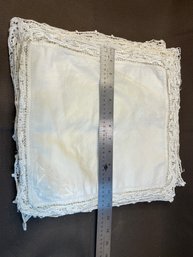 11- 12'x12' Antique Linen And Lace Napkins Gorgeous