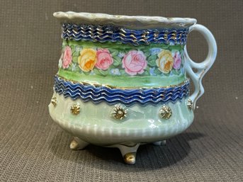 German Tea Cup. -Beautiful And Sort Of Odd.  Check It Out.