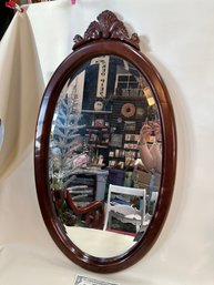 Large Bombay Oval Mirror Vintage